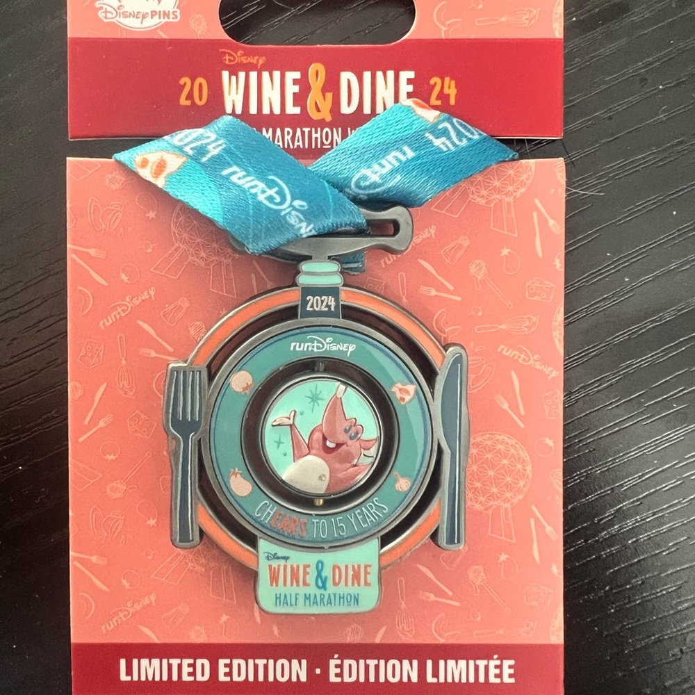 2024 runDisney Wine & Dine Half Marathon Replica Pin – Limited Edition